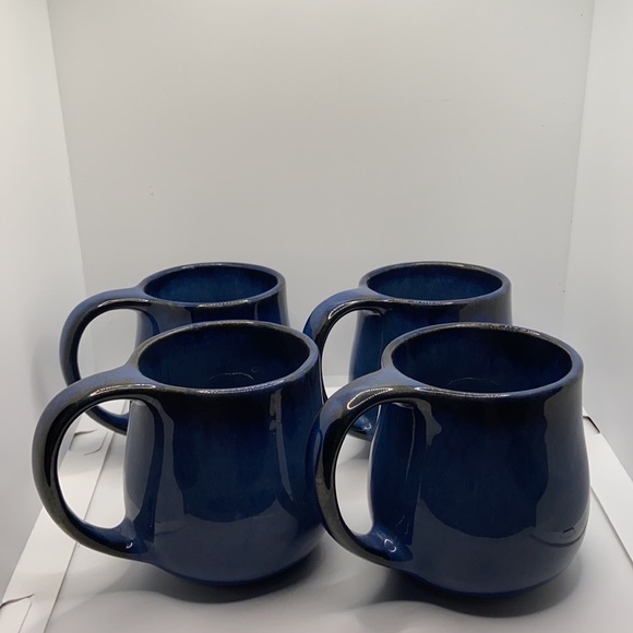 Ch’a Tea Collection Other - CH’A Tea Collection Set of 4 Blue Mugs Ombré